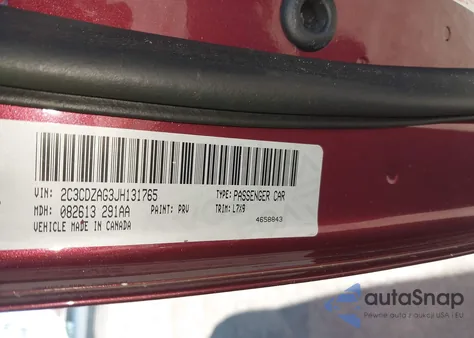 2018 Dodge Challenger Sxt from USA, damaged, VIN 2C3CDZAG3JH131765